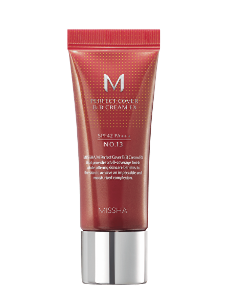 Missha BB krém SPF 42 Perfect Cover (BB Cream Ex) 20 ml 13 Bright Beige