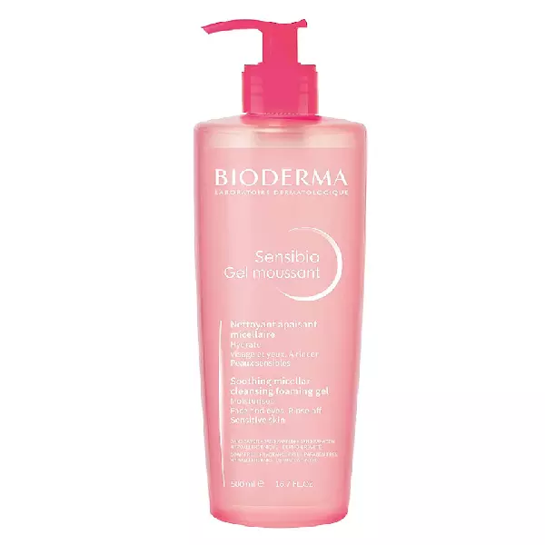 Bioderma Bioderma Čistiaci penivý gél pre citlivú pleť Sensibio Gel Moussant (Mild Cleansing Foaming Gel) 500 ml