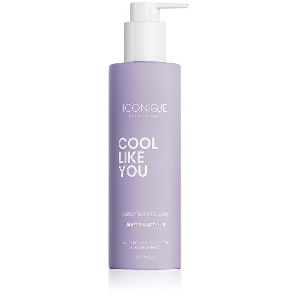 ICONIQUE Professional Šampón pre studenú & žiarivú blond Cool Like You (Violet Shampoo) 250 ml