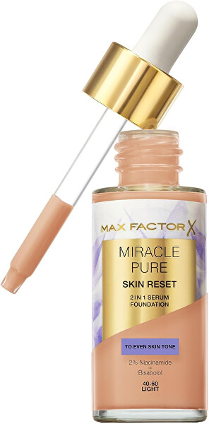 Max Factor Max Factor Machiaj și ser 2in1 Miracle Pure Serum Foundation 30 ml 40-60 Light