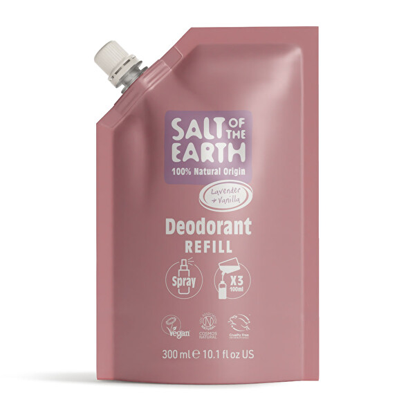 Salt Of The Earth Deodorant v spreji Lavender & Vanilla Deodorant Refill - náplň 300 ml