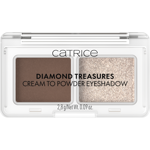 Catrice Catrice Paletka očných tieňov Diamond Treasures (Cream To Powder Eyeshadow) 2,8 g 010 Hazel Spark
