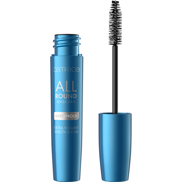 Catrice Szempillaspirál a szempillák dúsításáért, hosszabbításáért és formázásáért Allround (Extra Volume, Length & Curl Mascara) 11 ml Blackest Black - Waterproof