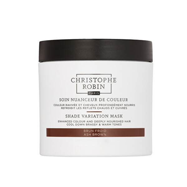 Christophe Robin Christophe Robin Tónovacia maska na vlasy Shade variation Mask 250 ml Ash Brown