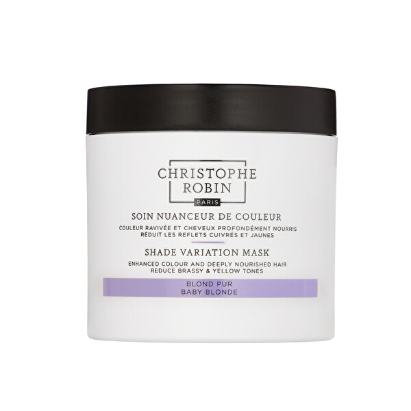 Christophe Robin Christophe Robin Tónovacia maska na vlasy Shade variation Mask 250 ml Baby Blonde