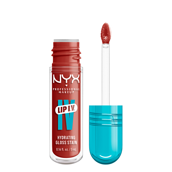 NYX Professional Makeup NYX Professional Makeup Zafarbujúci lesk na pery Lip IV Hydrating Gloss Stain 5 ml 12 Burst That Tang!