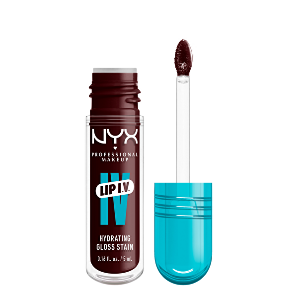 NYX Professional Makeup NYX Professional Makeup Zafarbujúci lesk na pery Lip IV Hydrating Gloss Stain 5 ml 15 Water 'Bout Wine?
