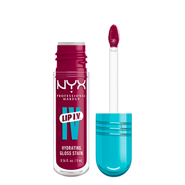 NYX Professional Makeup NYX Professional Makeup Zafarbujúci lesk na pery Lip IV Hydrating Gloss Stain 5 ml 19 Magenta Mist