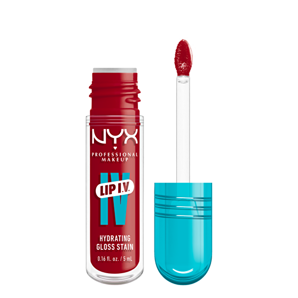NYX Professional Makeup NYX Professional Makeup Zafarbujúci lesk na pery Lip IV Hydrating Gloss Stain 5 ml 22 Cherry Drenched