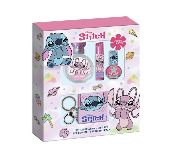 EP Line EP Line Darčeková sada so silikónovou taštičkou Stitch & Angel