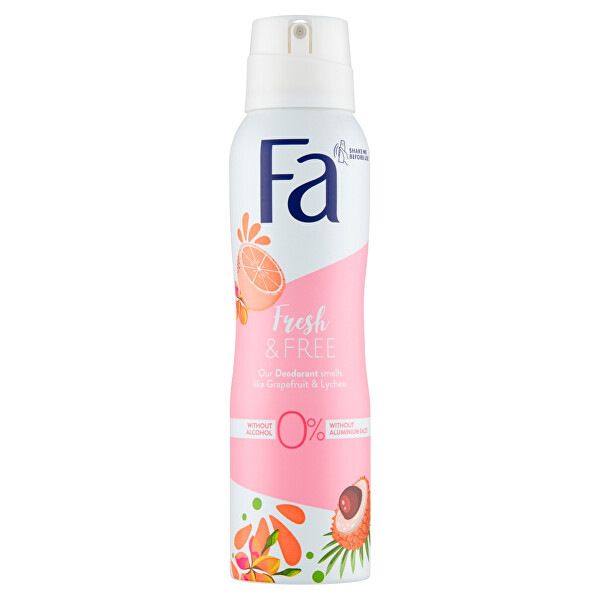 Fa Deodorant Fresh & Free Grapefruit & Lychee (48H Deodorant) 150 ml