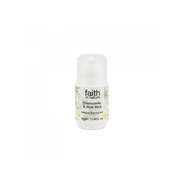 Faith in Nature Kuličkový deodorant Heřmánek a aloe vera (Natural Deodorant) 50 ml