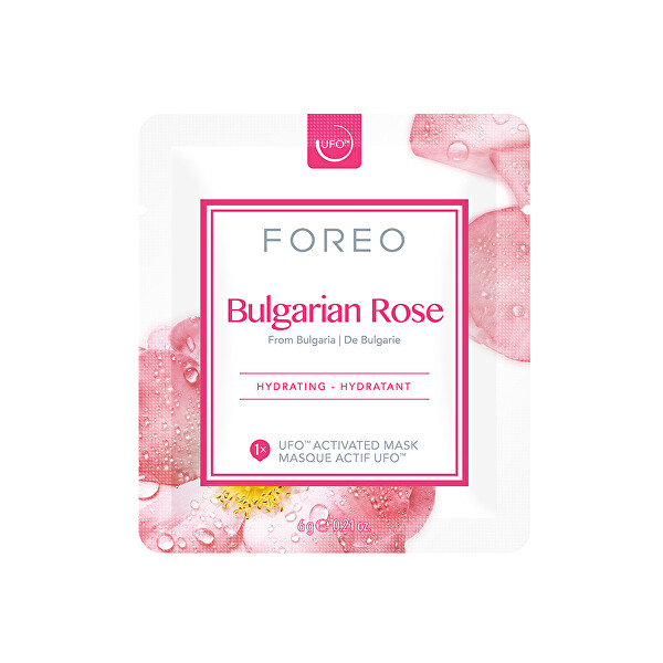 Značka FOREO - Foreo Hydratačná pleťová maska Bulgarian Rose (Hydrating Mask) 6 x 6 g