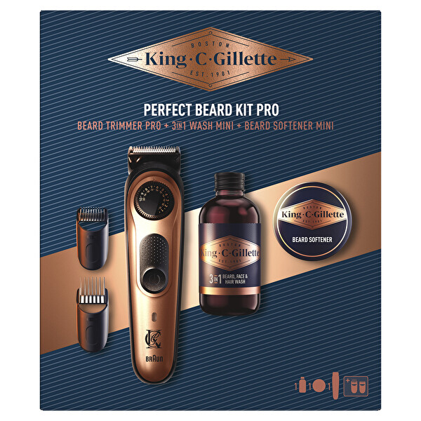 Gillette Gillette Darčeková sada Perfect Beard Kit Pro