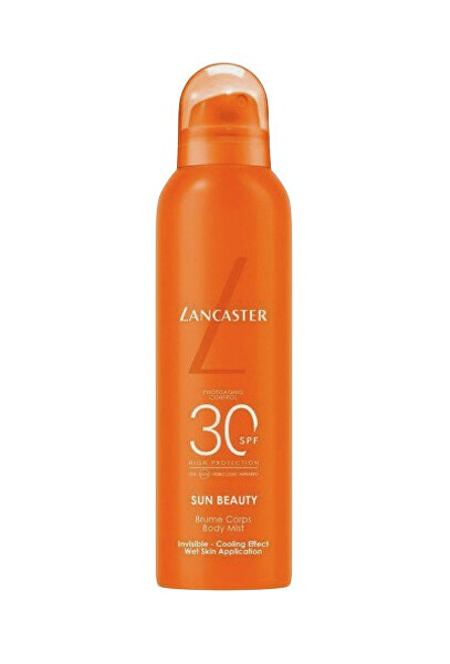Lancaster Lancaster Láthatatlan barnító permet hűsítő hatással SPF 30 Sun Beauty Body Mist 200 ml