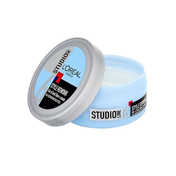 L´Oréal Paris Vláknitý modelační krém na vlasy Studio Line (Style Rework Out Of Bed Fibre Cream) 150 ml