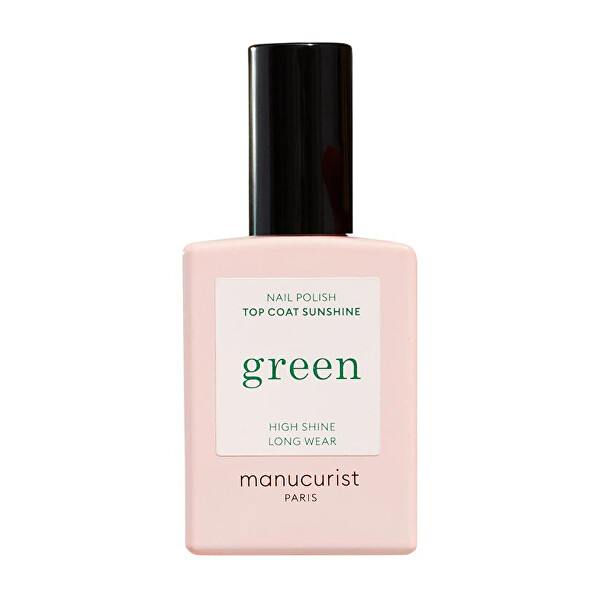 Manucurist Vrchný lak na nechty Green Top Coat Sunshine Nail Polish 15 ml