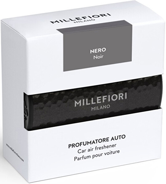Millefiori Milano Millefiori Milano Vôňa do auta Metal Shades Nero - čierna