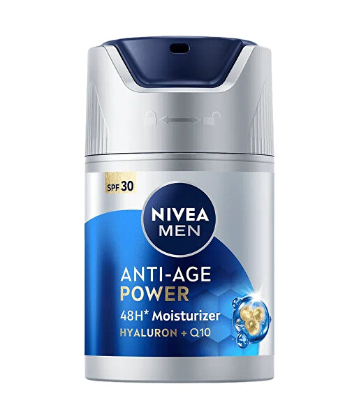 Nivea Nivea Hydratačný krém SPF 30 Men Anti-Age Power Moisturizer 50 ml