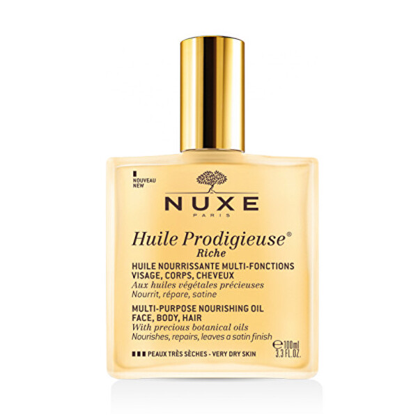Levně Nuxe Multifunkční suchý olej pro velmi suchou pokožku Huile Prodigieuse Riche (Multi-Purpose Nourishing Oil) 100 ml