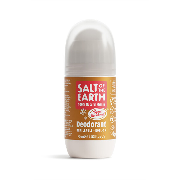 Salt Of The Earth Prírodný guličkový dezodorant Spiced & Gingerbread Deo Roll-on 75 ml