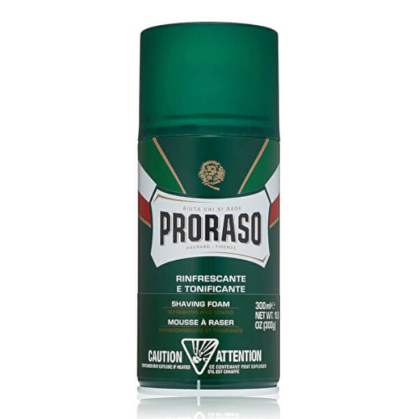 Proraso Proraso Spumă revigorantă pentru bărbierit cu eucalipt Green (Shaving Foam) 300 ml