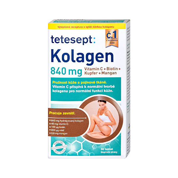 Tetesept Kollagen 840 mg 30 tablet