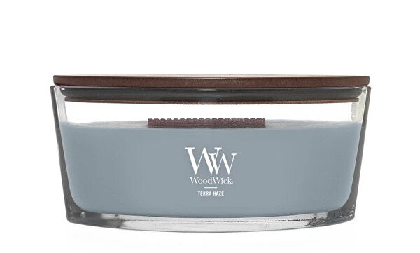 WoodWick Vonná sviečka loď Terra Haze 453,6 g
