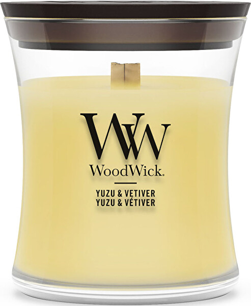 WoodWick WoodWick Vonná sviečka váza malá Yuzu & Vetiver 85 g