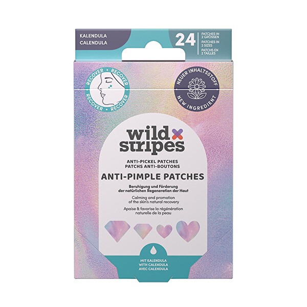 Wild Stripes Náplasti na akné Diamond Recover Anti-Pimple Patches 24 ks