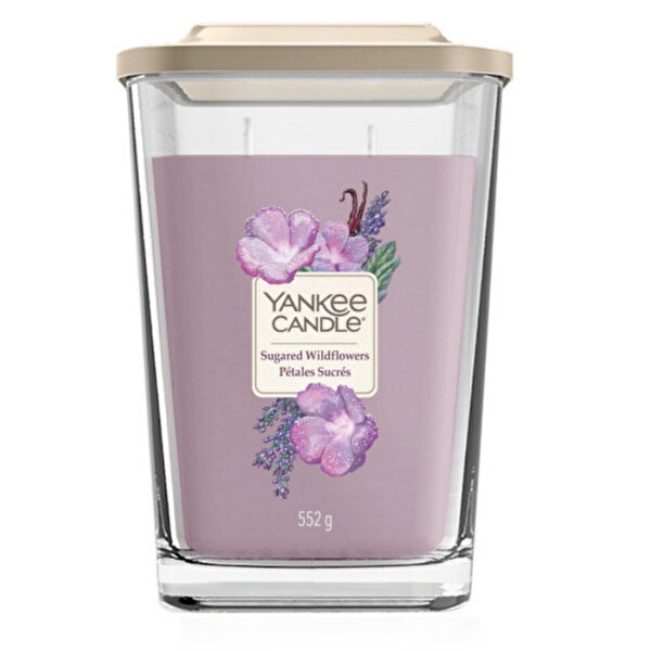 Yankee Candle Yankee Candle Aromatická sviečka veľká hranatá Sugared Wildflowers 552 g
