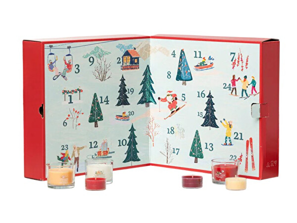 Yankee Candle Yankee Candle Adventný kalendár Kniha červená