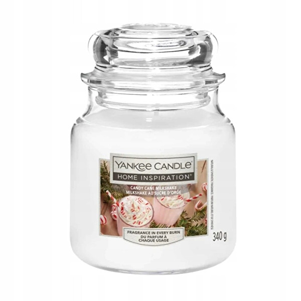 Yankee Candle Yankee Candle Aromatická sviečka Home Inspiration Candy Cane Milkshake 340 g