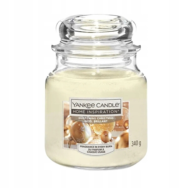 Yankee Candle Yankee Candle Aromatická sviečka Home Inspiration Glistening Christmas 340 g