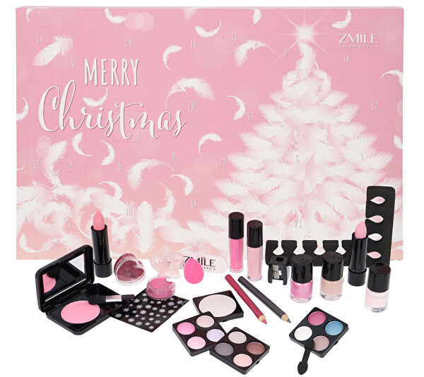 ZMILE COSMETICS Adventný kalendár Traditional Pink and Fluffy