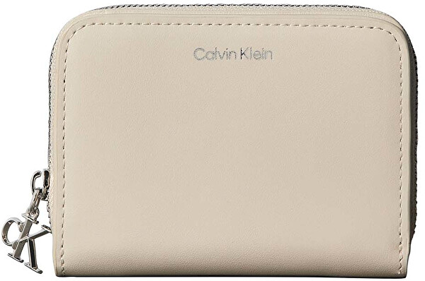Calvin Klein Portofel de damă din piele Hardware Monogram Small LV04F1075GACG