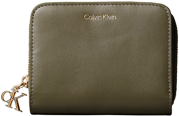 Calvin Klein Calvin Klein Portofel de damă din piele Hardware Monogram Small LV04F1075GLI1