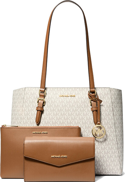 Michael Kors Michael Kors Geantă de damă 3 în 1 35F3GCFT9T Vanilla