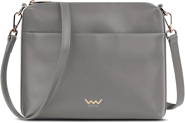Vuch Dámska kožená crossbody kabelka Marcia Grace Grey