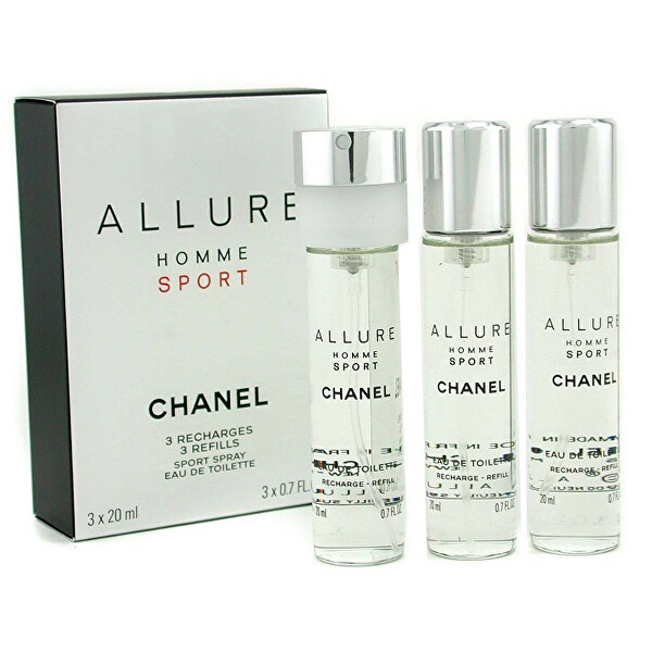 Chanel Allure Homme Sport - EDT náplň (3 x 20 ml) 60 ml