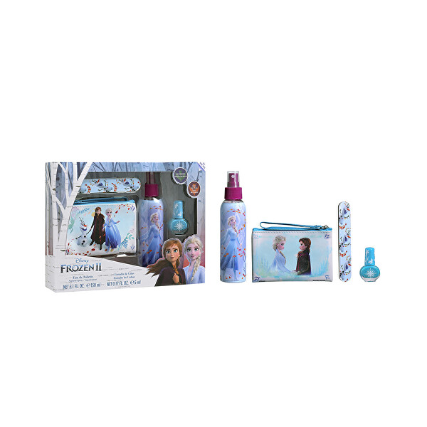 EP Line Disney Frozen - EDT 150 ml + lak na nehty + pilník + peněženka