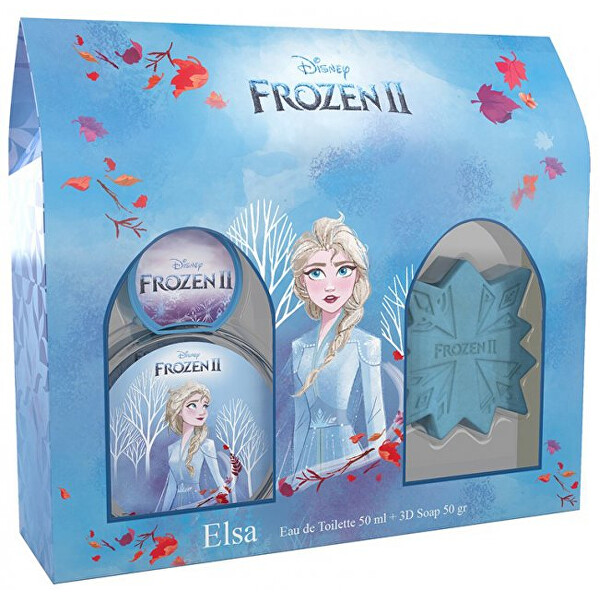 EP Line Disney Frozen II Elsa - EDT 50 ml + mýdlo 50 g