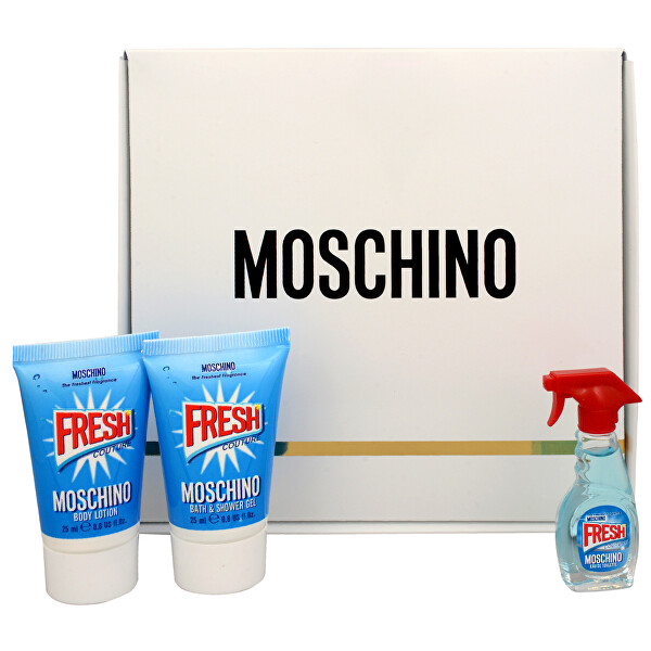 Moschino Fresh Couture - EDT 5 ml + sprchový gel 25 ml + tělové mléko 25 ml