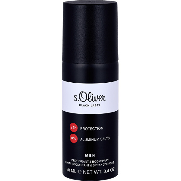 s.Oliver Black Label - deodorant ve spreji 150 ml
