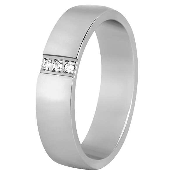 Beneto Dámský snubní prsten z oceli SPD01 49 mm