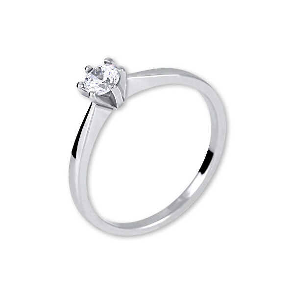 Brilio Silver Stříbrný zásnubní prsten 426 001 00501 04 58 mm