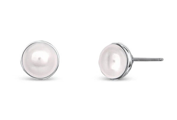 CRYSTalp Cercei fini cu perlă Half Pearl Mini 4607.WHI.R