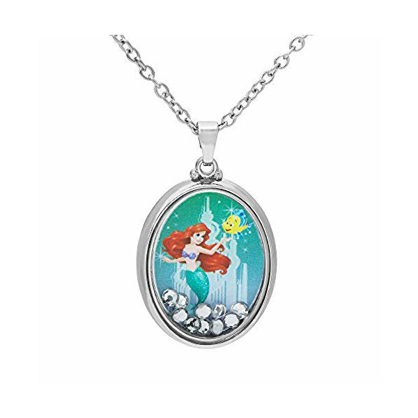 Disney Módní dívčí náhrdelník Ariel Princess NH00077RL-16