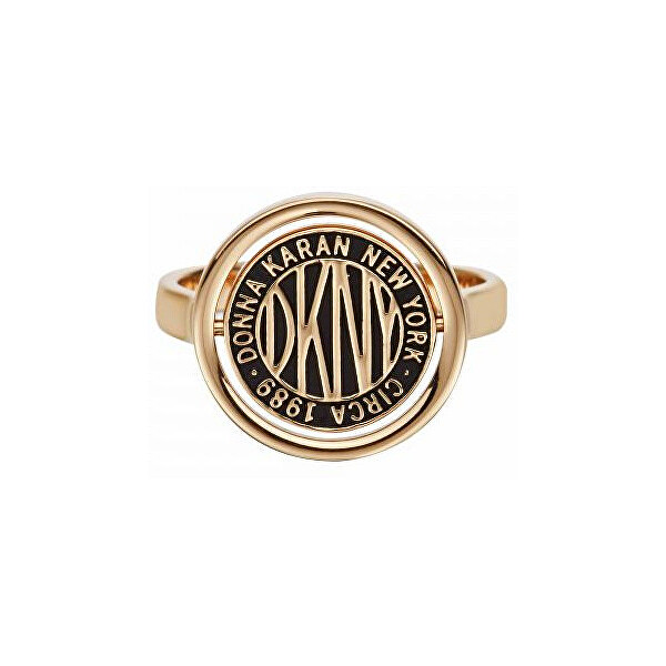 DKNY Stylový prsten s logem Token New York 5520037 52 mm