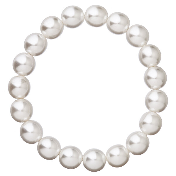 Evolution Group Elegantní perlový náramek 56010.1 white